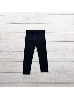 The Children’s Place Black Stretch Leggings Elastic Waist Cotton Blend 4T